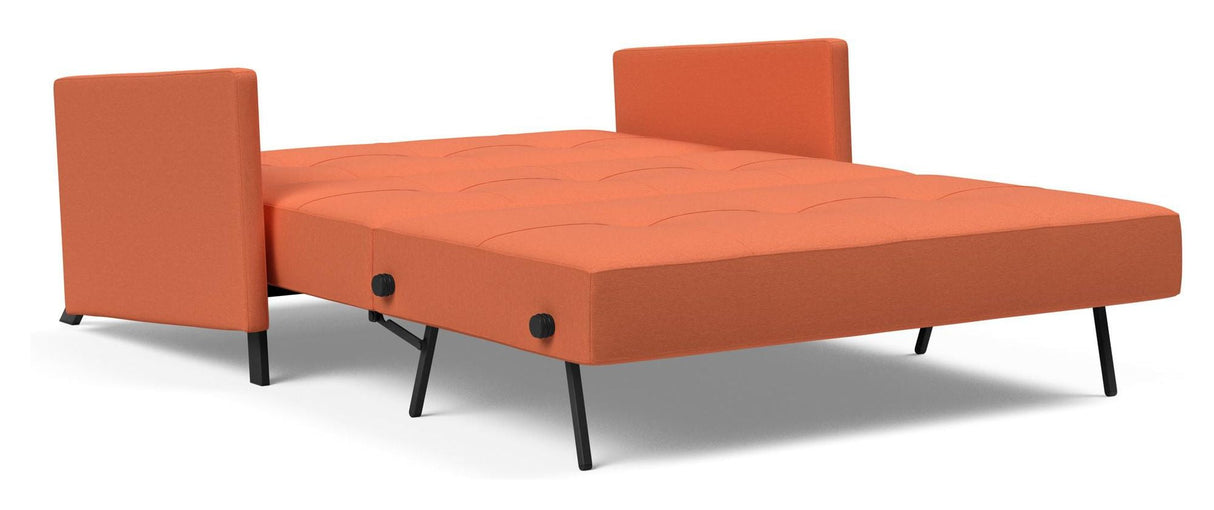 Kubert 140 sofa seng med armlener, argus/rust