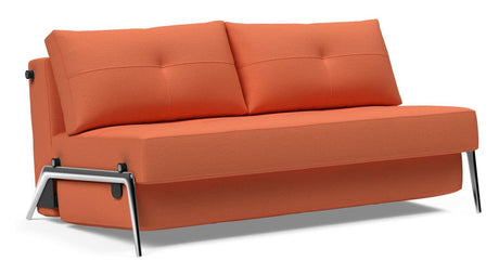 Cubed 160 Alu Sofa Bed, Argus/Rust