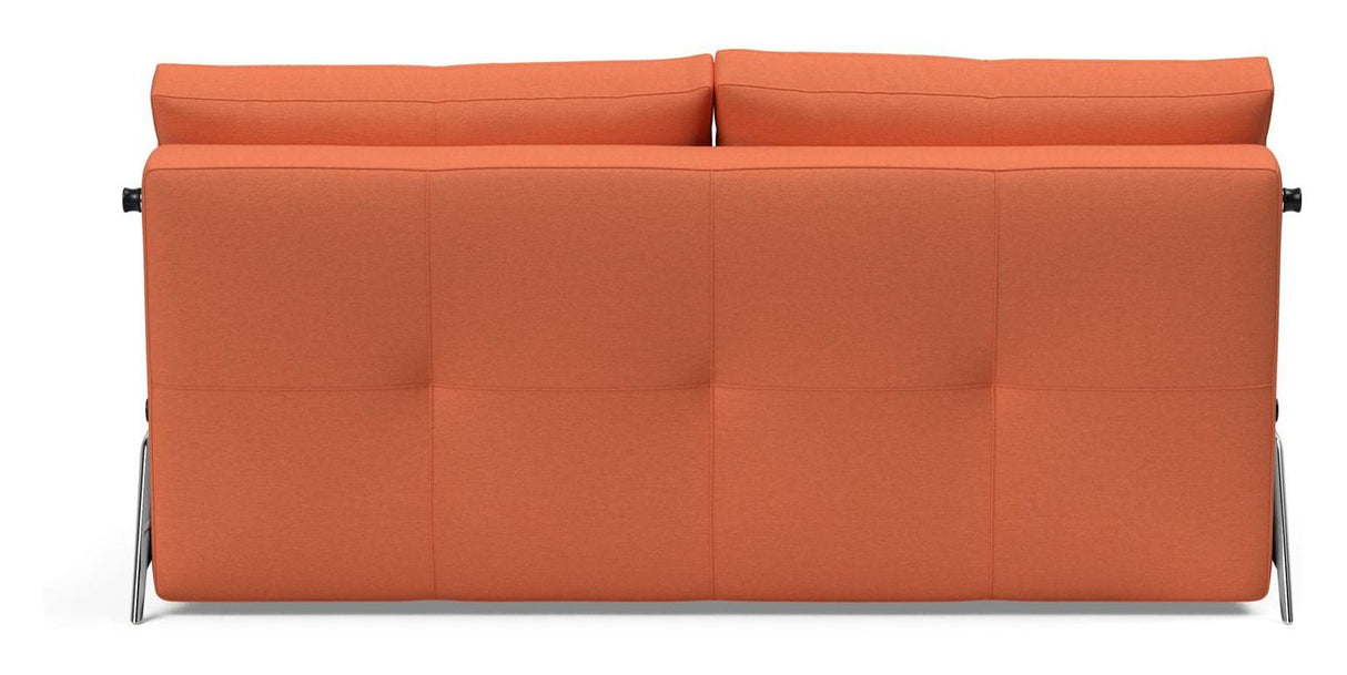 Cubed 160 Alu Sofa Bed, Argus/Rust