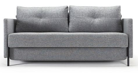 Kubert 160 sofa seng med armlener, vri/granitt