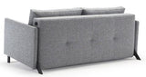 Kubert 160 sofa seng med armlener, vri/granitt