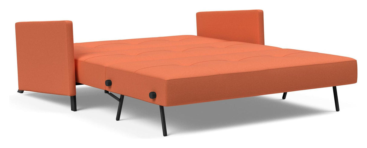 Kubert 160 sofa seng med armlener, argus/rust