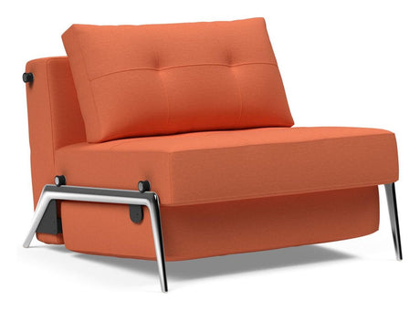 Cubed 90 Alu Lounge Chair, Argus/Rust