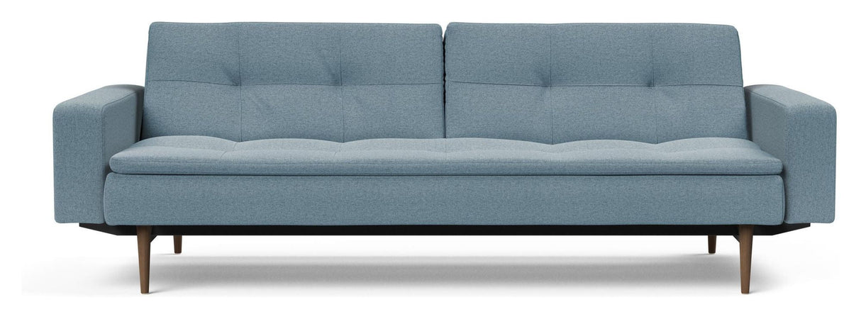 Dublexo Styletto Sofa -seng med armlener, myk/indigo