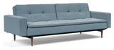 Dublexo Styletto Sofa -seng med armlener, myk/indigo