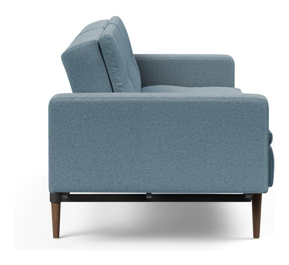 Dublexo Styletto Sofa -seng med armlener, myk/indigo