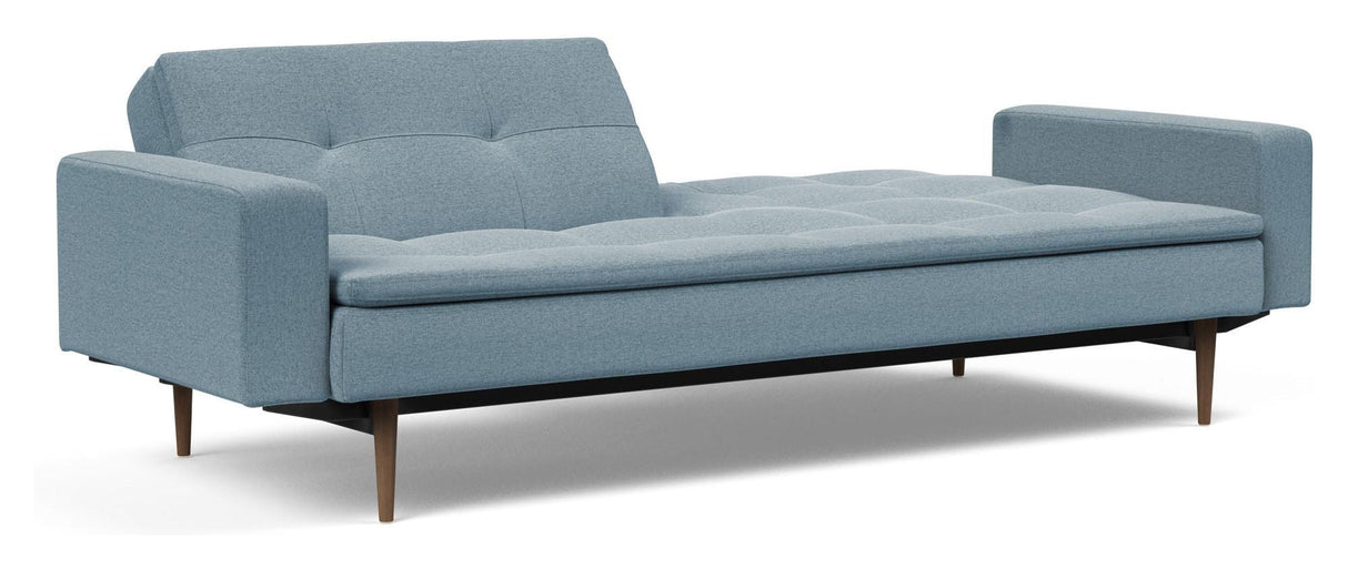 Dublexo Styletto Sofa -seng med armlener, myk/indigo