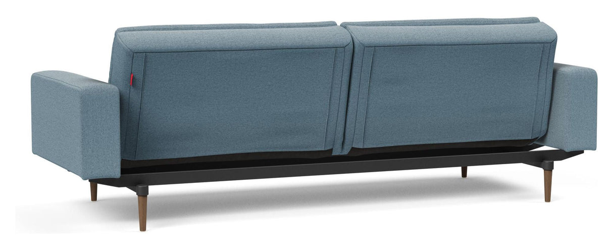 Dublexo Styletto Sofa -seng med armlener, myk/indigo