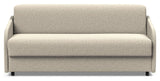 Eivor 140 sofa seng, vårmadrass, bouclé/beige