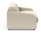 Eivor 160 sofa seng med hoppmadrass, beige