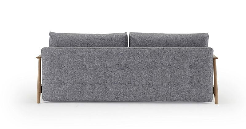 Eluma Deluxe Button Sofa Bed, Twist/Granite