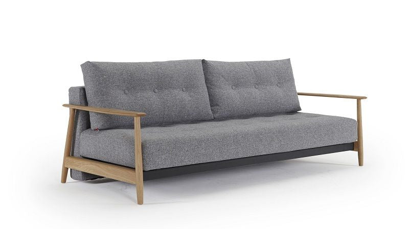 Eluma Deluxe Button Sofa Bed, Twist/Granite