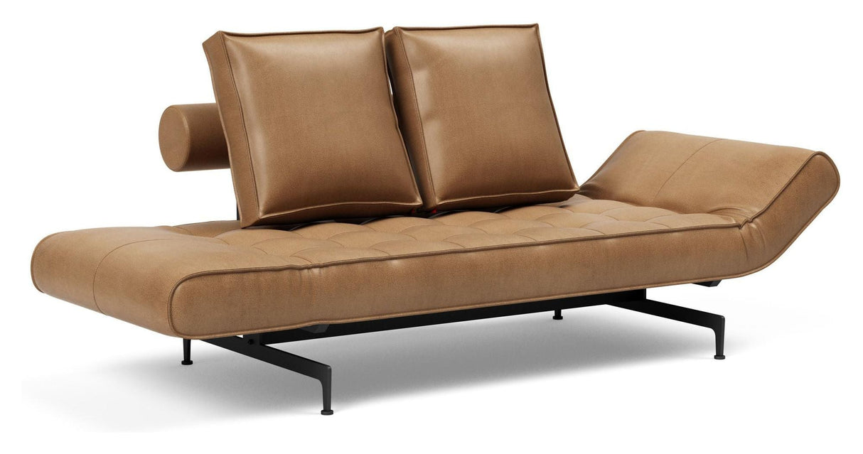 Ghia Laser Sofa Bed and Daybed, fanual/Brown