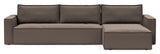 Newilla sofa seng med Chaise Longue, Corduroy Ivory