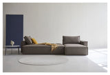 Newilla sofa seng med Chaise Longue, Corduroy Ivory