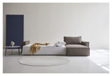 Newilla sofa seng med Chaise Longue, Corduroy Ivory