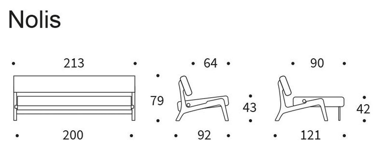 Nolis Daybed, bosatt i Bouclé