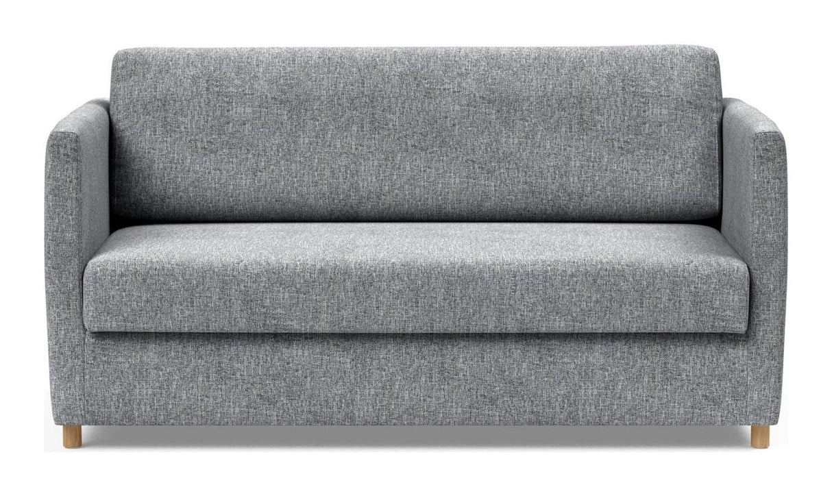 Olan sofa seng med eikeben, vri/granitt