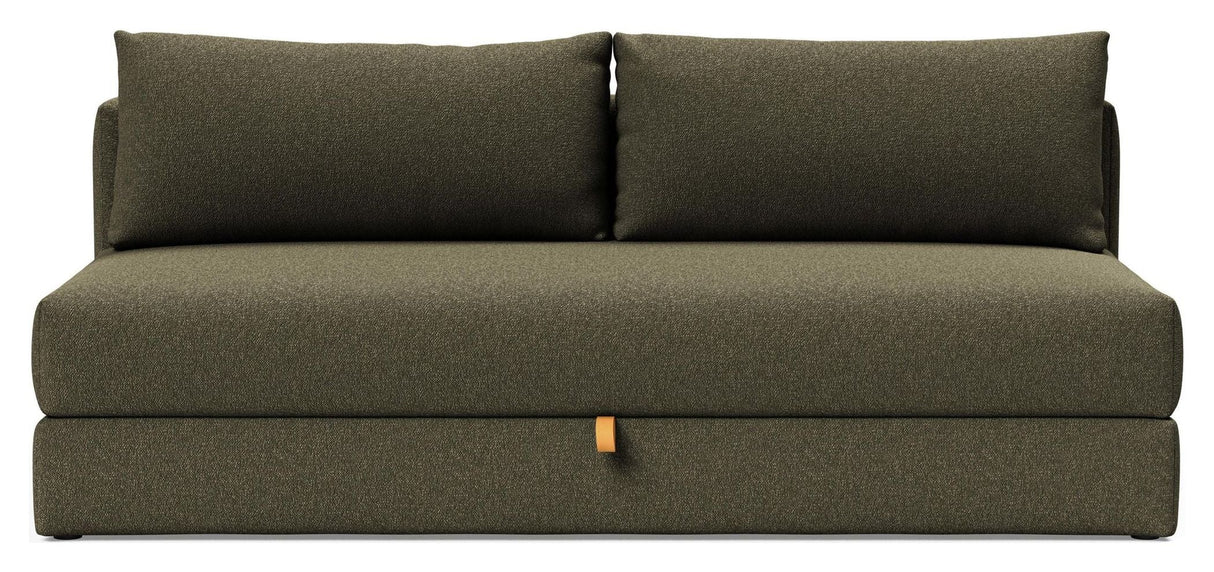 OSVALD SOFA BED, Bouclé/Forest Green