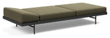 Puri Daybed med valnøttbord, Bouclé/Forest Green 