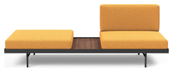 Puri Daybed med valnøttbord, Bouclé/Ochre 