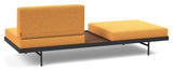 Puri Daybed med valnøttbord, Bouclé/oker