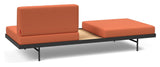 Puri Daybed w. Eikbord, Argus/Rust