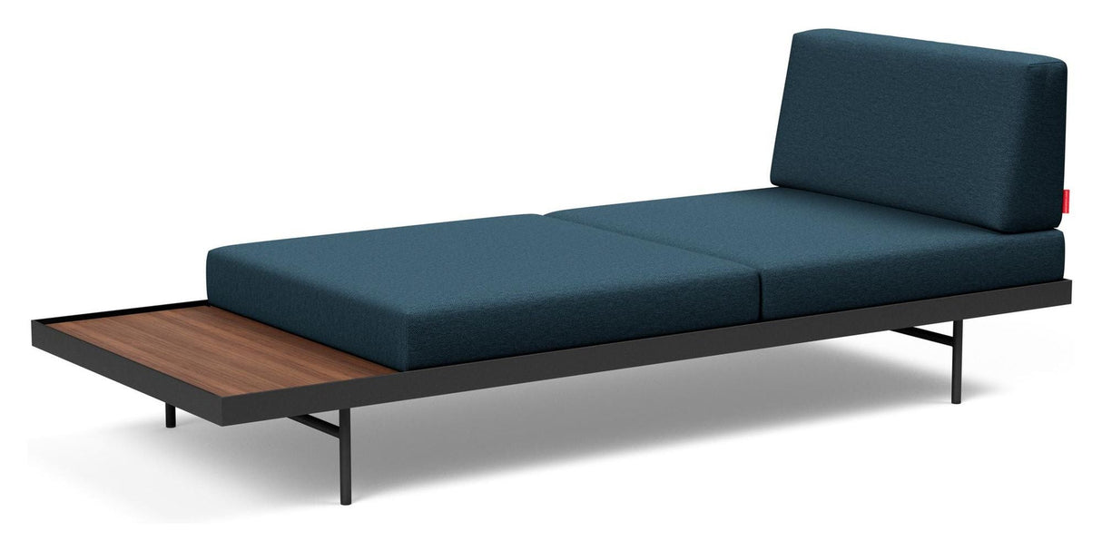 Puri Daybed w. valnøttbord, argus/marineblå