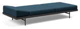 Puri Daybed w. valnøttbord, argus/marineblå