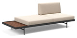 Puri Daybed w. valnøttbord, naturlig