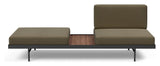 Puri Daybed w. valnøttbord, oliven