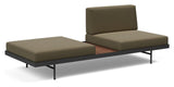 Puri Daybed w. valnøttbord, oliven