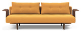 Recast Plus Sovesofa Mørk Styletto m. armlener, Bouclé/Ochre 