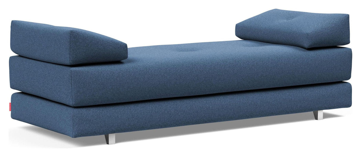 Sigmund Alu Sofa Bed, Bouclé/Blue