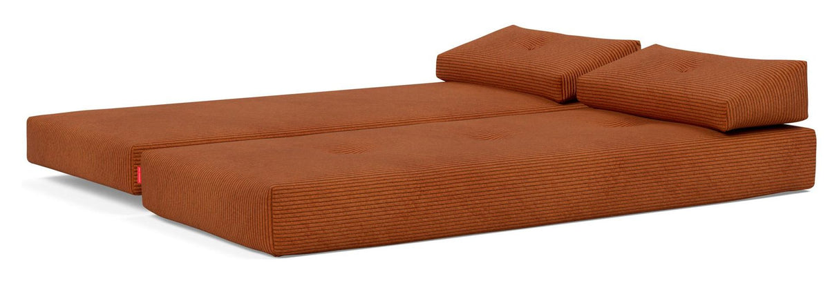 Sigmund Indu Sofa Bed, Corduroy/Burnt Orange