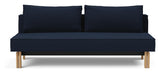 Sly Wood Sofa Bed, Mixed Dance/Blue