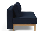 Sly Wood Sofa Bed, Mixed Dance/Blue