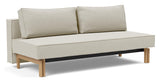 Sly Wood Sofa Bed, Mixed Dance Natural