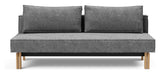 Sly Wood Sofa Bed, Twist Charcoal