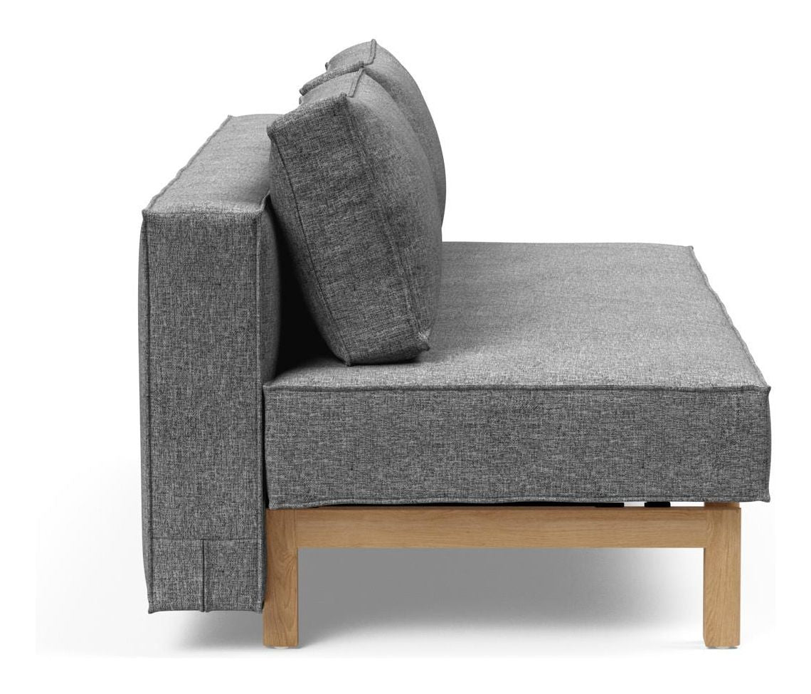 Sly Wood Sofa Bed, Twist Charcoal