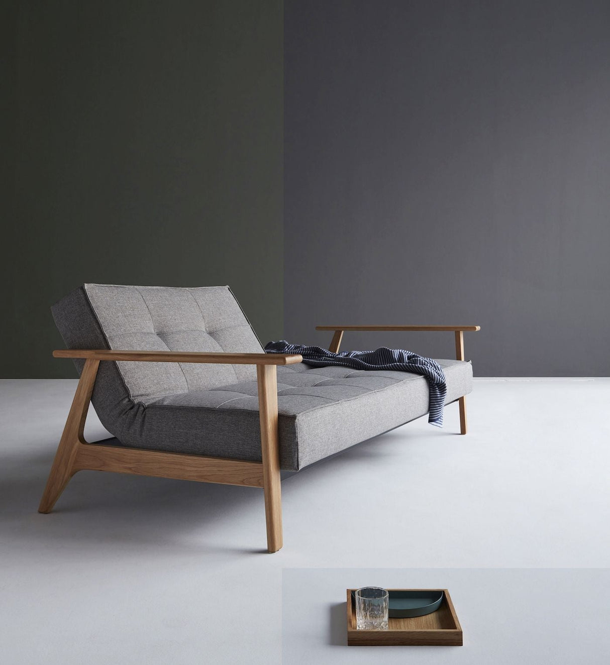 Splitback Frej Sofa Bed, Mixed Dance/Grey