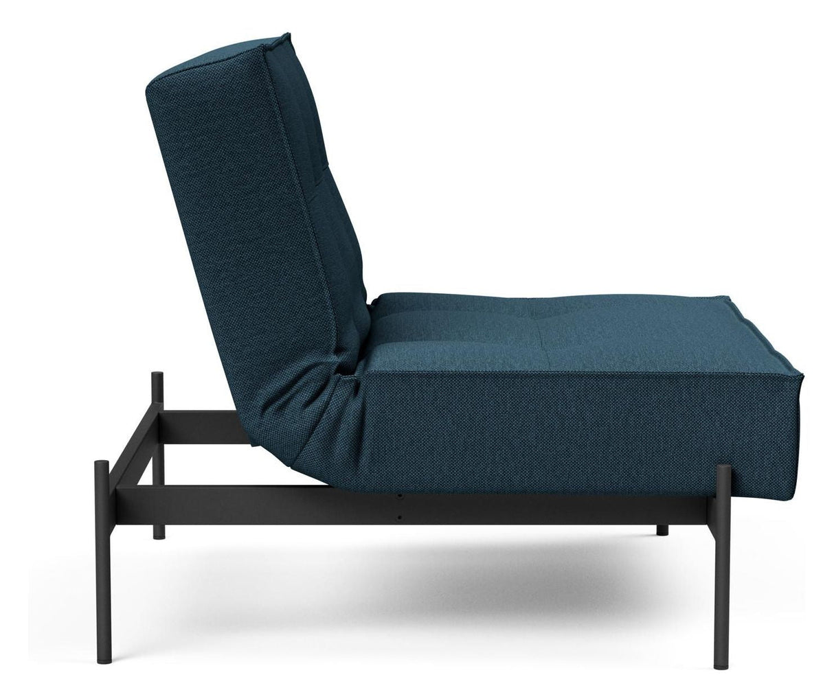 Splitback Lauge Lounge Chair, Argus/Navy Blue