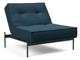 Splitback Lauge Lounge Chair, Argus/Navy Blue