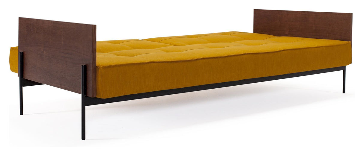 Splitback Lauge Sofa Bed, Curry