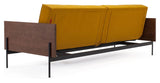 Splitback Lauge Sofa Bed, Curry