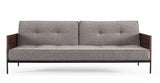 Splitback Lauge Sofa Bed, Mixed Dance/Grey