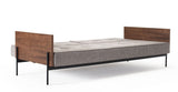 Splitback Lauge Sofa Bed, Mixed Dance/Grey