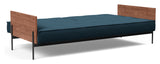 Splitback Lauge Sofa Bed, Argus/Navy Blue