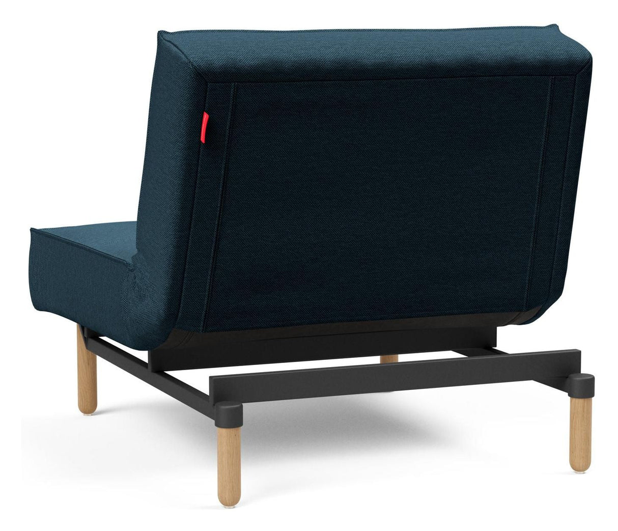 Splitback Stem Lounge Chair, Argus/Navy Blue