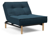 Splitback Stem Lounge Chair, Argus/Navy Blue